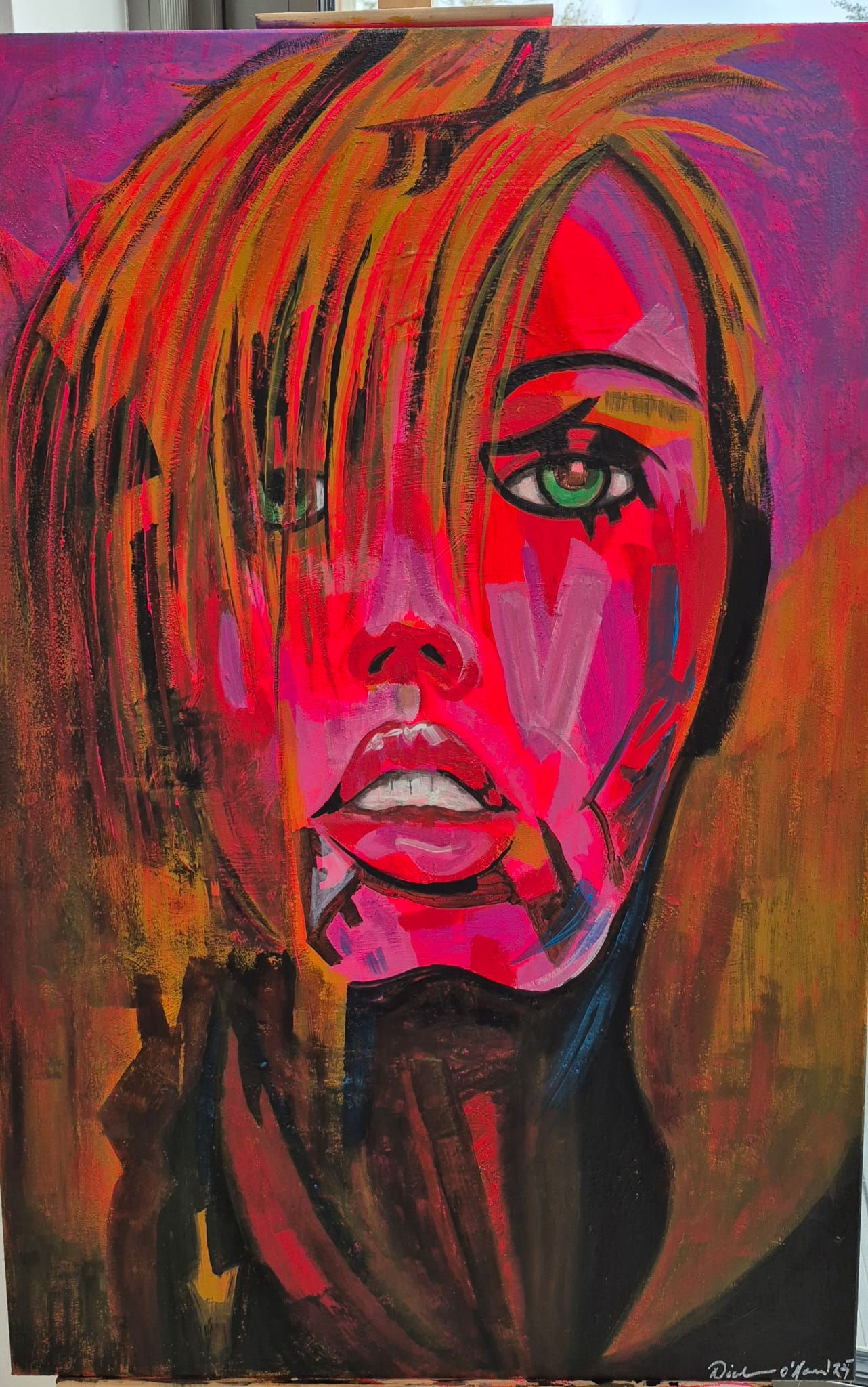 Large Acrylic On Canva