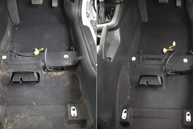 MintGroom's process for removing vomit and spills from car interiors