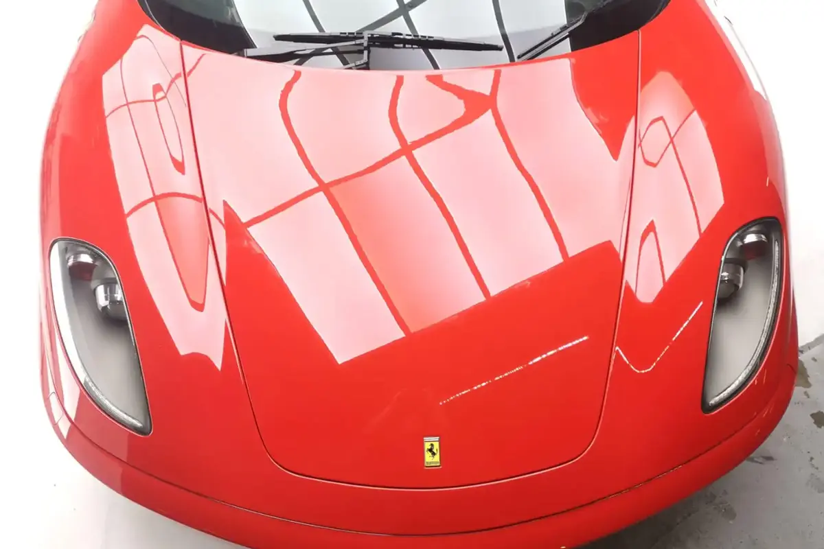 Borophene Ultra coated paintwork showing deep gloss