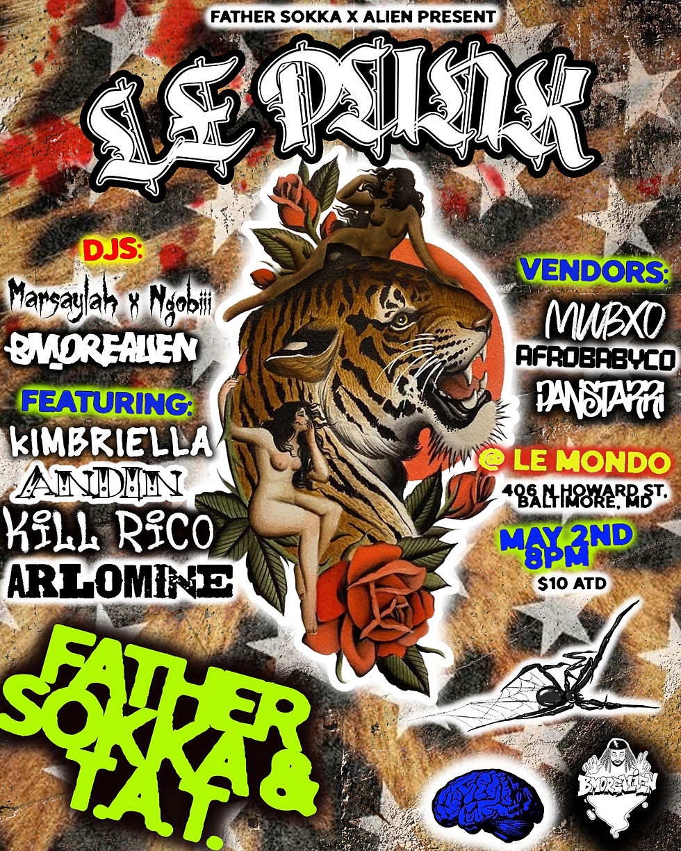 MUSIC/COMMUNITY: LE PUNK @ LE MONDO presented by Father Sokka x Alien