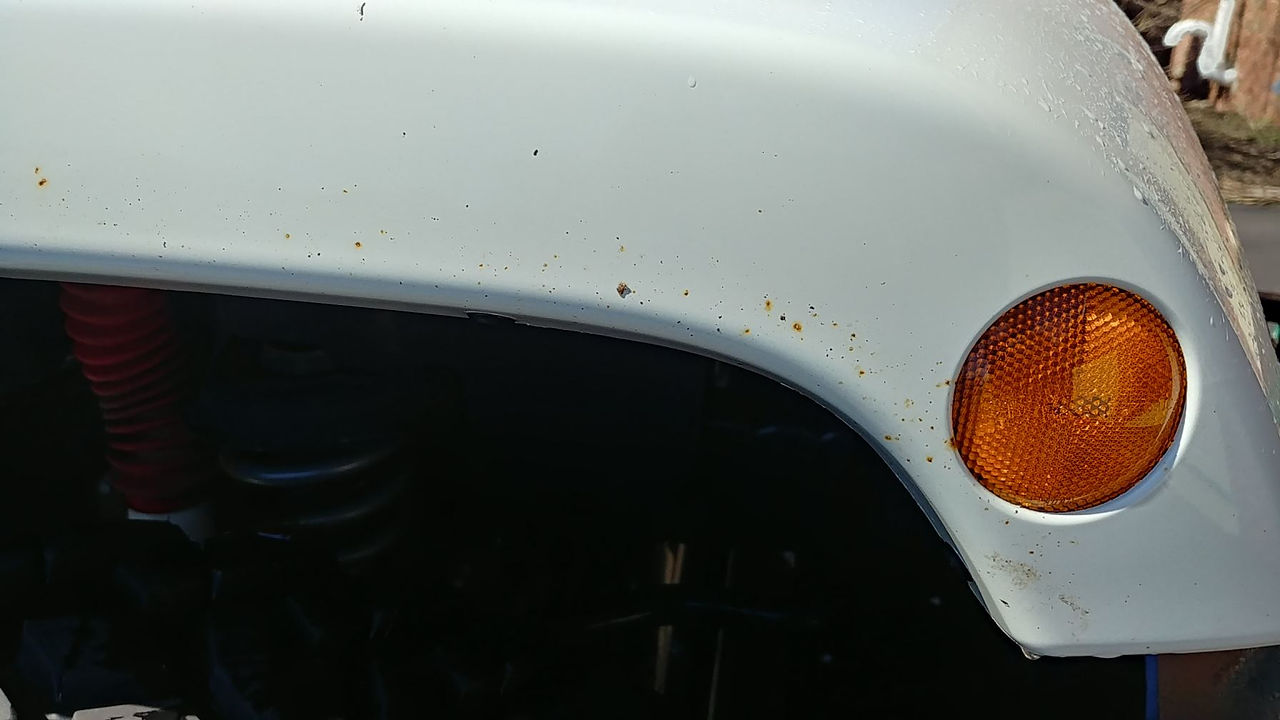 Jeep Wrangler detailing iron removal bef