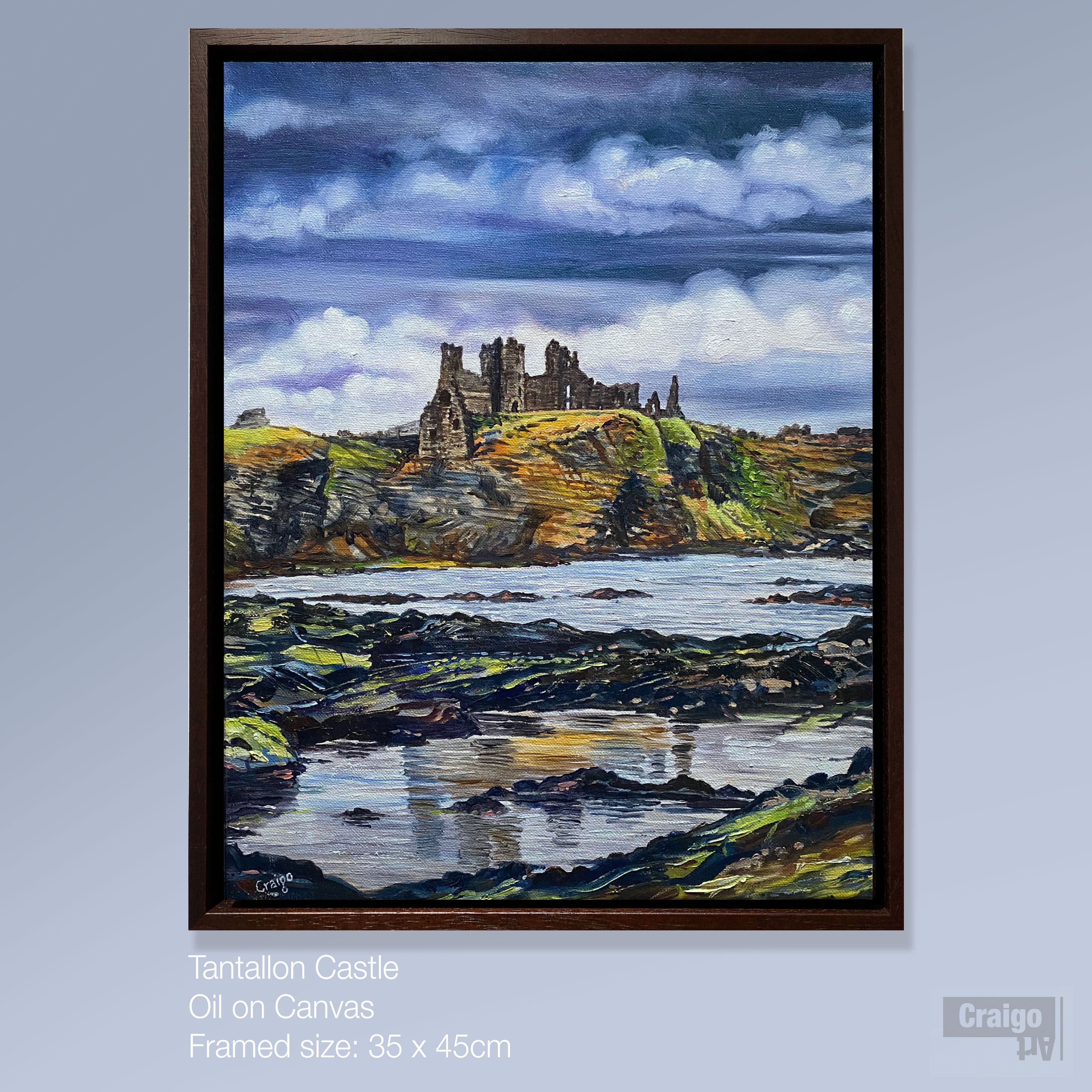 'Tantallon Castle' Oil Painting