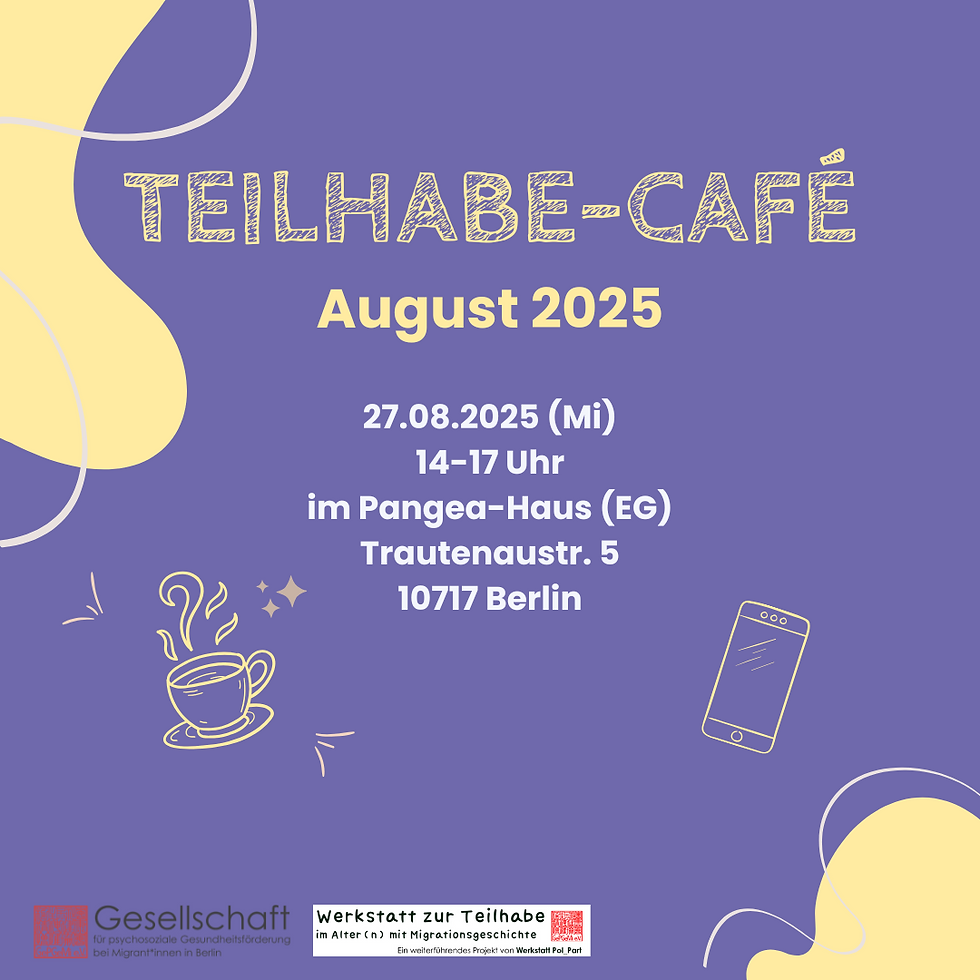 Teilhabe-Café im August 2025