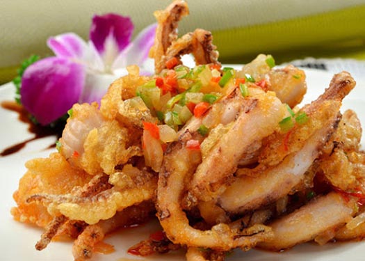 Arranged Food and Objects