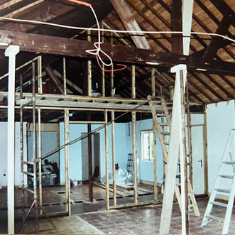 Renovation works of the house