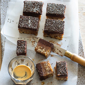 Raw Caramel Slice