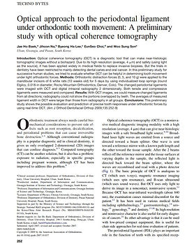 optical approach to the periodontal liga
