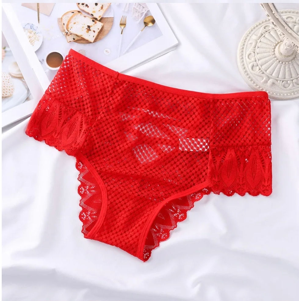 Thumbnail: Sexy Lace Panty With X  Design #1