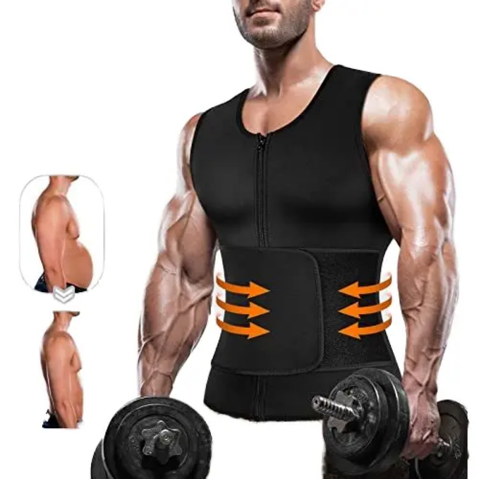 Thumbnail: Men's Sauna Vest Waist Trainer Single Belt