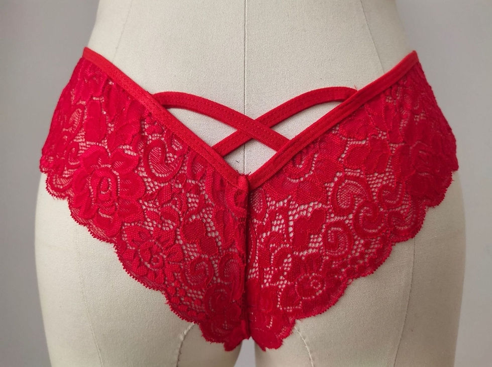 Thumbnail: Lace Panty with X Design #5