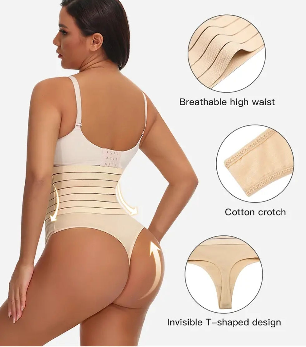 Thumbnail: High Waist Tummy Control Thong