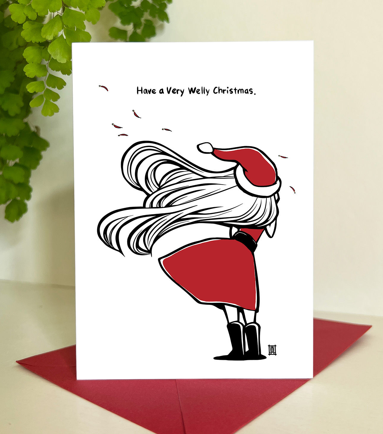 Greeting Card "Very Welly Christmas"