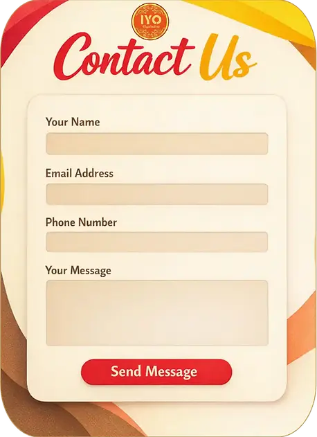 IYO® International Yoga Organisation Contact us form