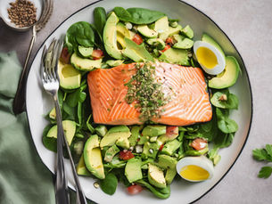 RECIPE: Salmon & Avocado Hormone Salad