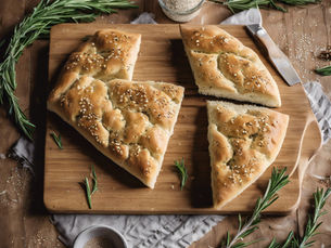 RECIPE: Gluten-Free Rosemary & Sesame Focaccia
