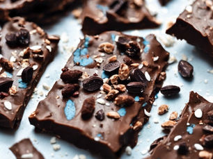 RECIPE: Three-Ingredient Protein Fro-Yo Bark with Cacao Nibs and Sea Salt