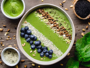 RECIPE: Matcha Seed Cycling Smoothie Bowl