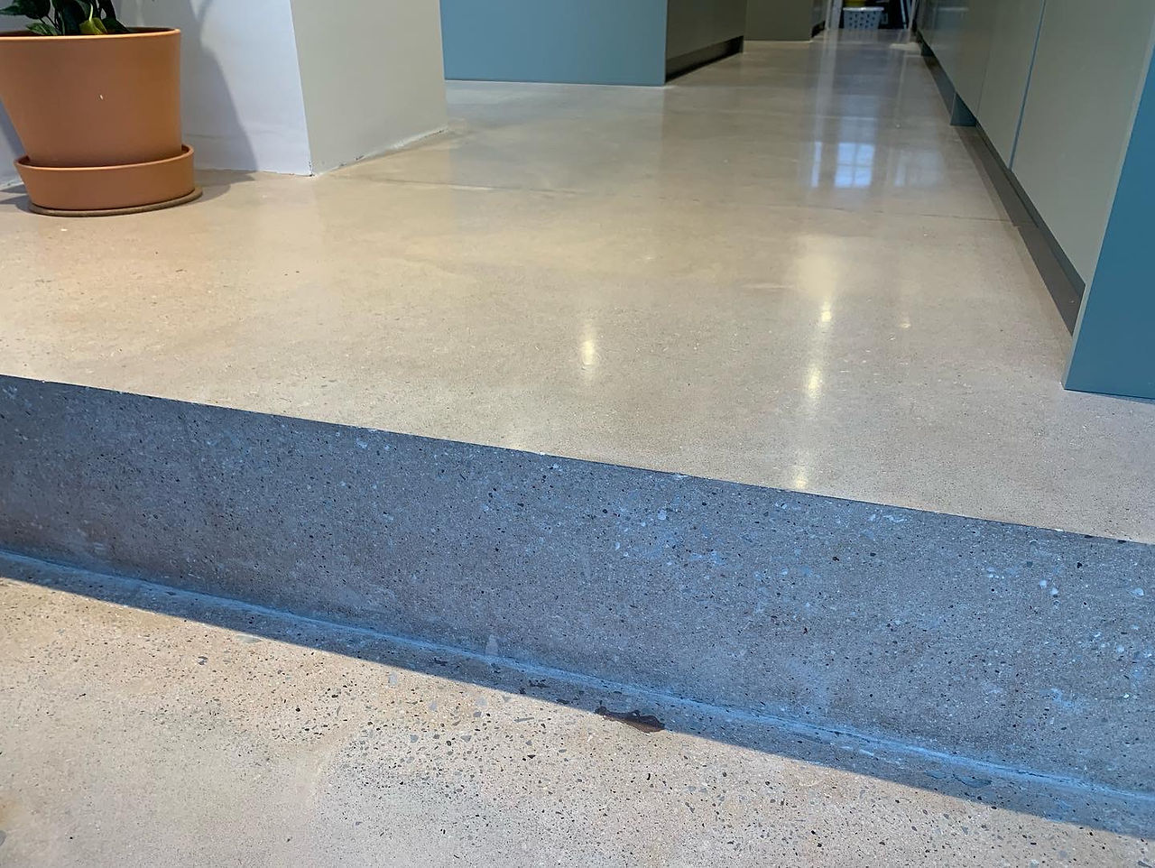 polished concrete step Stourbridge Dudley West Midlands