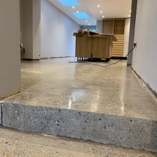 polished concrete steps worcester