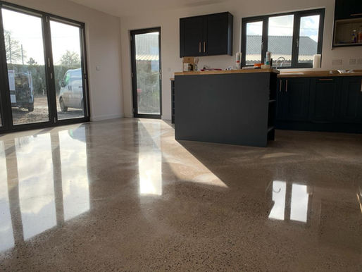 highly polished concrete floor in kidderminster worcestershire