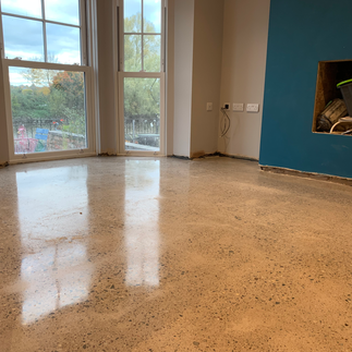 natural polished concrete brown worcester