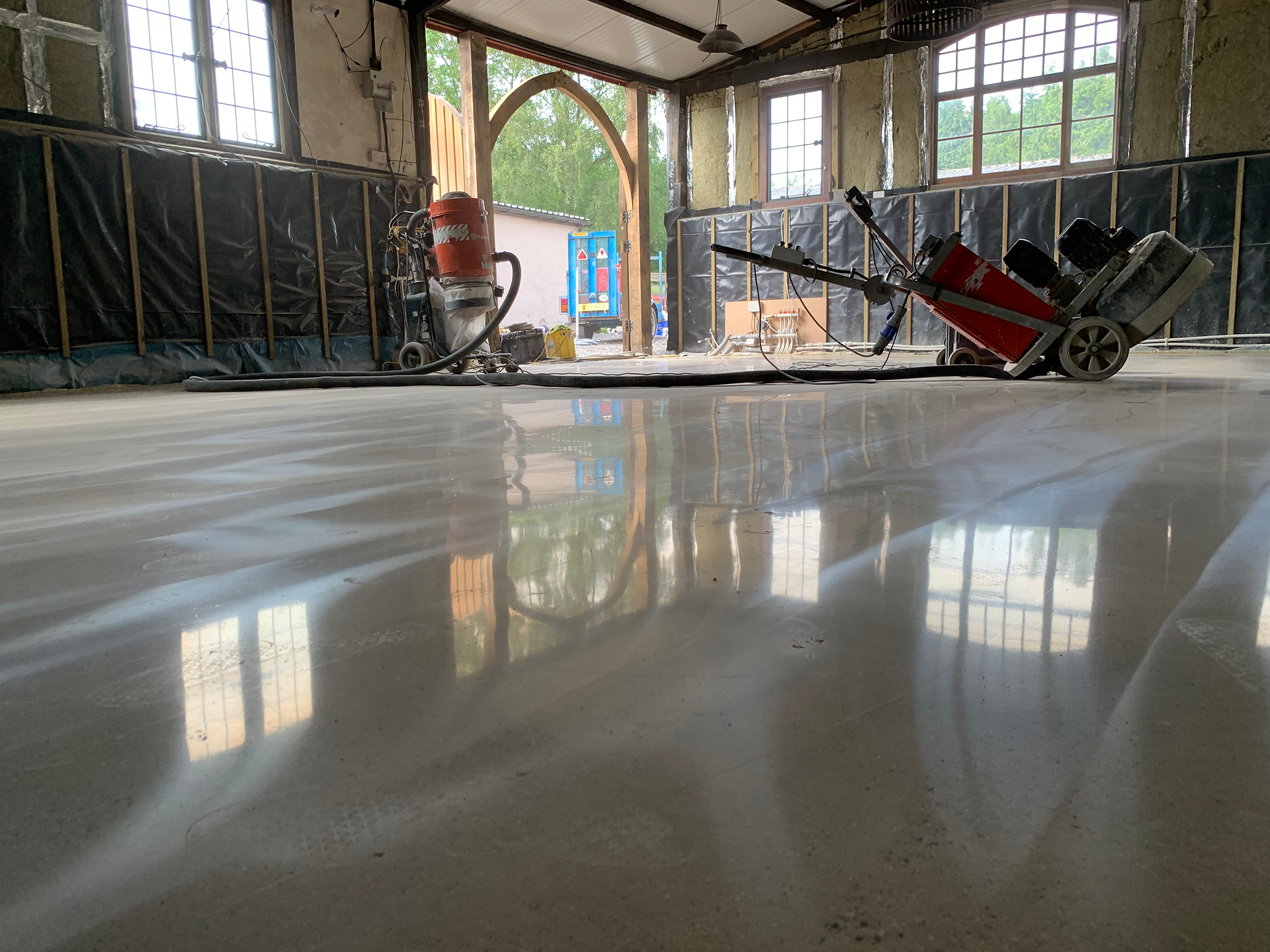 commercial polished concrete Gloucester Gloucestershire