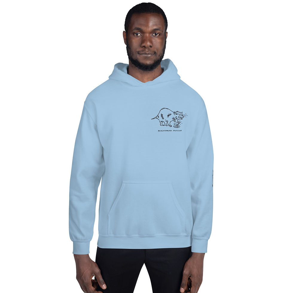 Thumbnail: PESCATARIAN POSSUM Unisex Hoodie