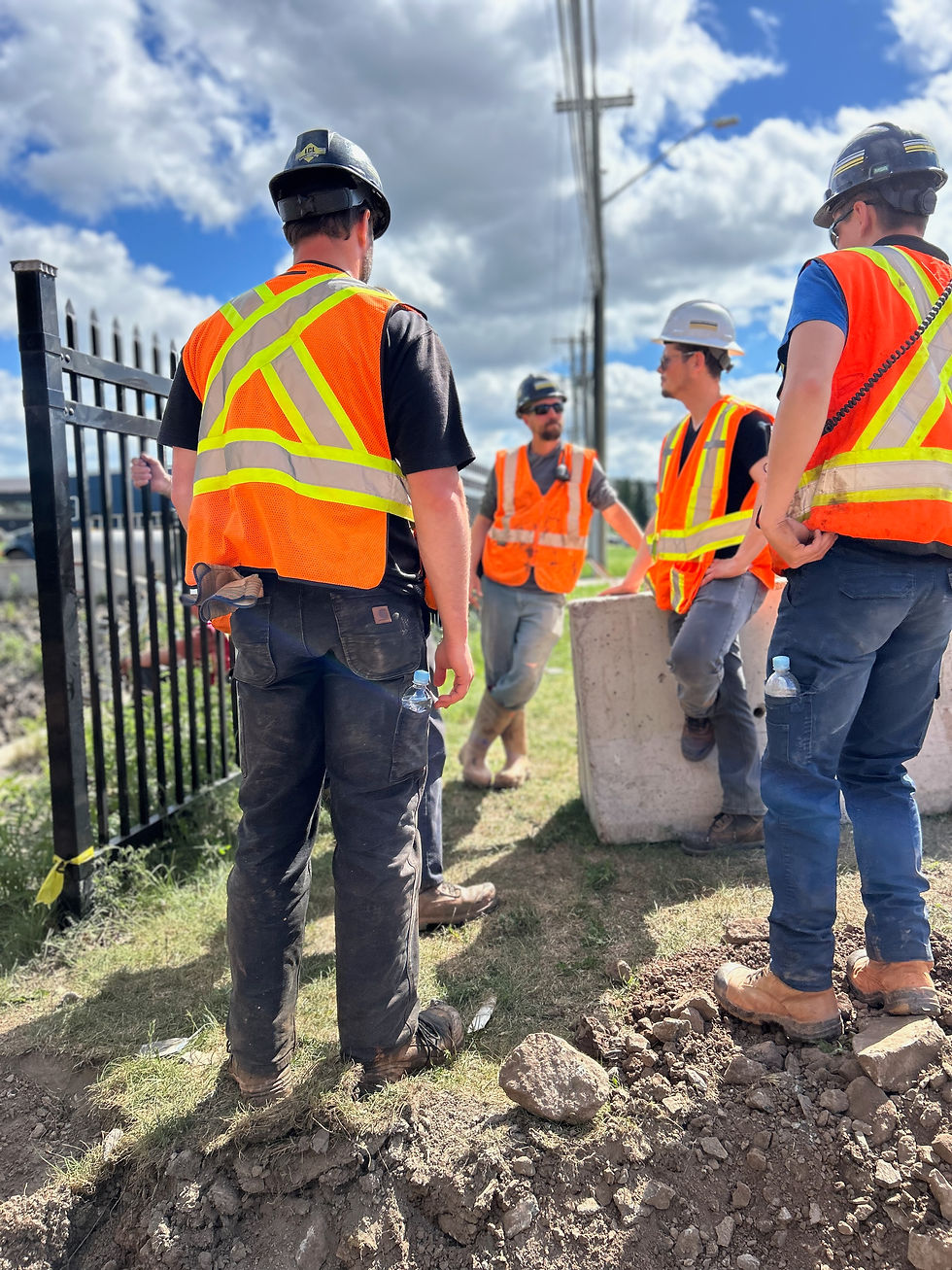 L&#39;équipe de LCL Excavation