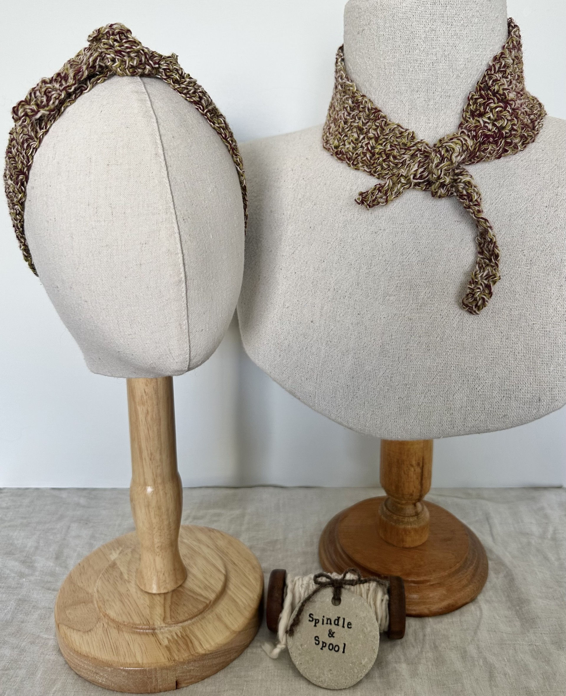 Handspun Hair & Neck Ties