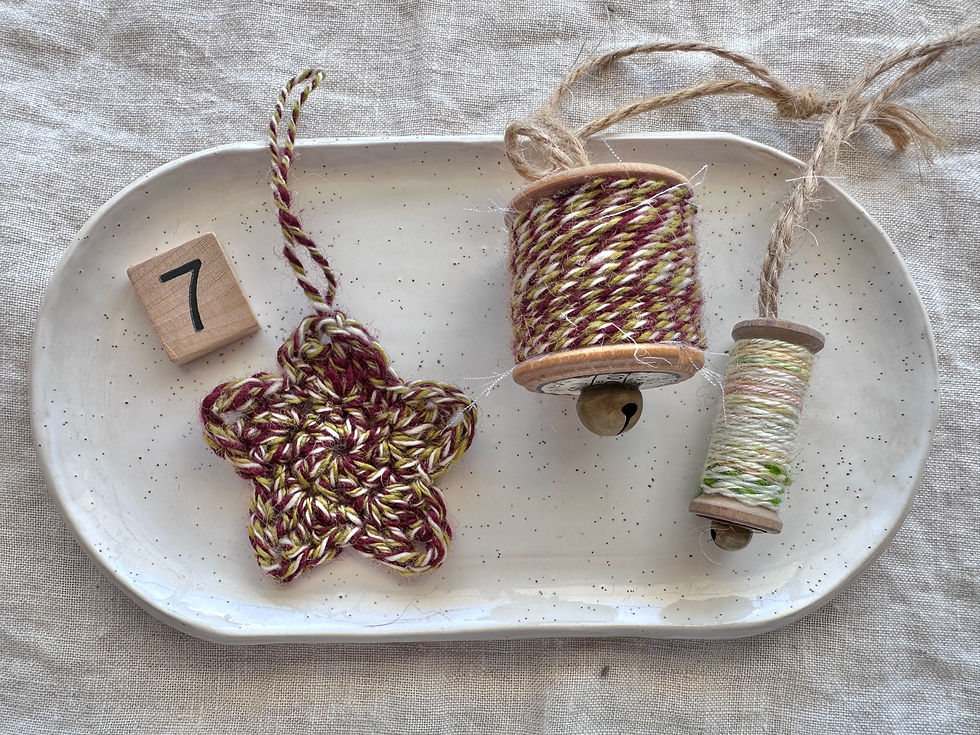 Thumbnail: Handspun Vintage Cotton Reel Decorations