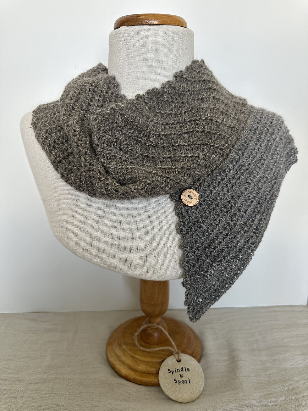 Alpaca Ash Scarf