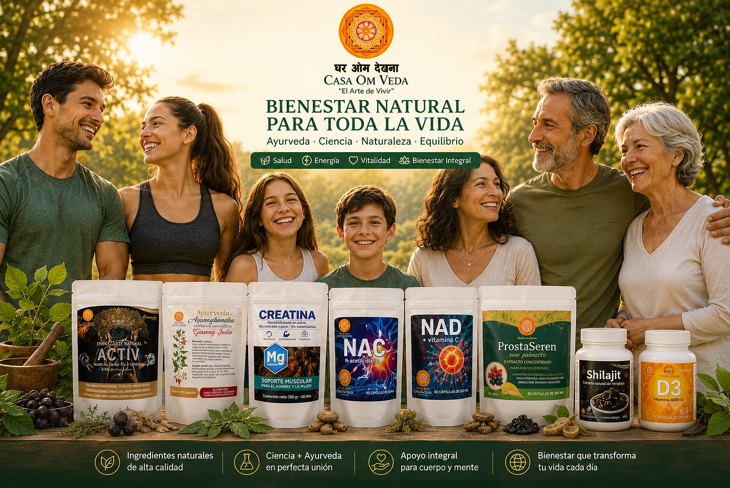 Presentación de los productos 