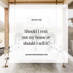 Should you Rent out your Home or Sell?