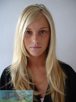 Color, Highlights & Haircut by David