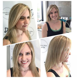 Highlights & Haircut by Stylist Victoria at David Ezra Salon & Spa #