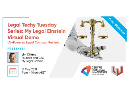 MLE presents at College of Law's Centre for Legal Innovation - Legal Techy Series