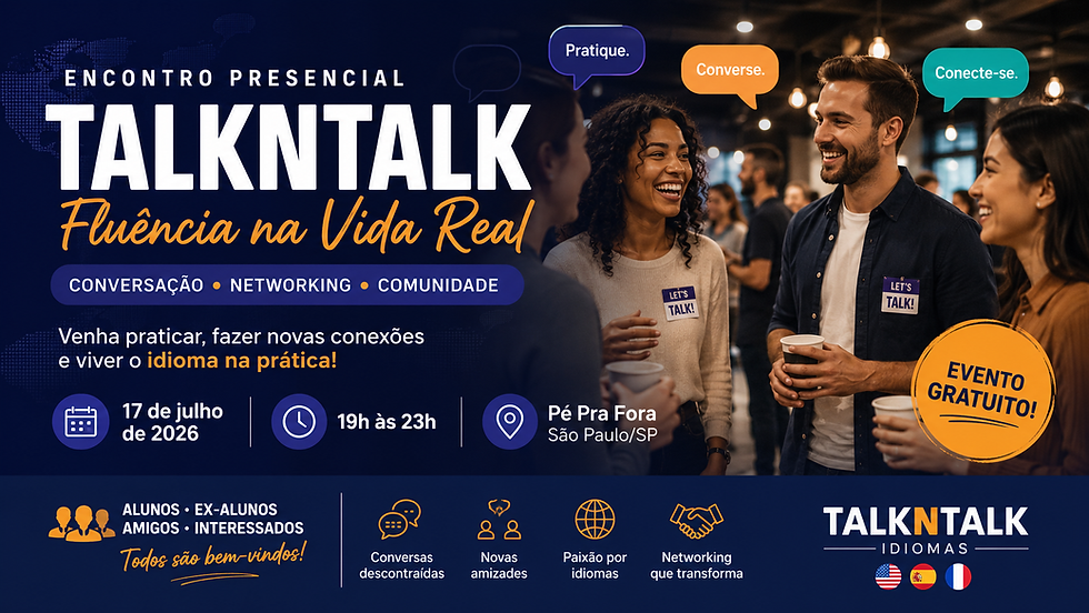 MEETNTALK | Idiomas, Conversação & Networking