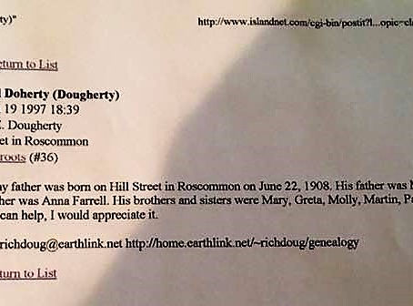 Irisha And Italiano H62 - Doherty Genealogy 2 - January 30, 2019