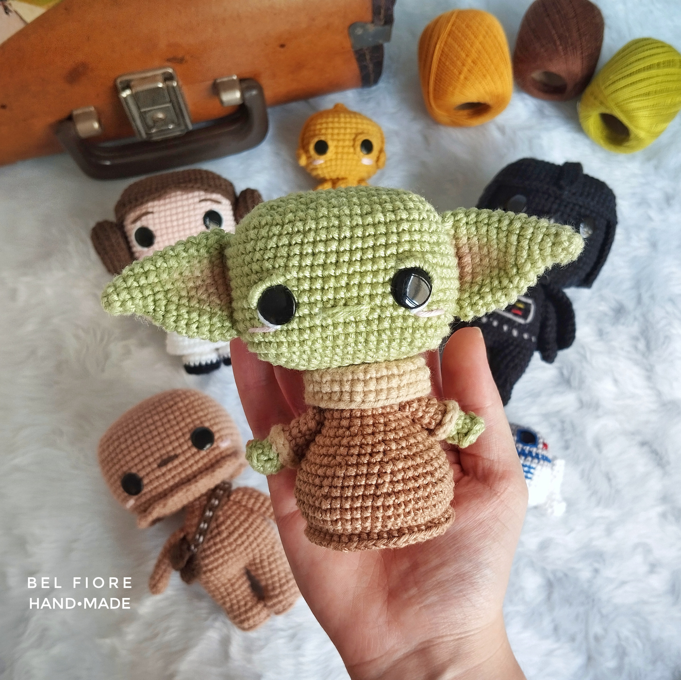 Yoda amigurumi funko