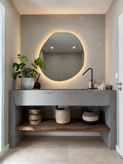 vasque en béton sur-mesure