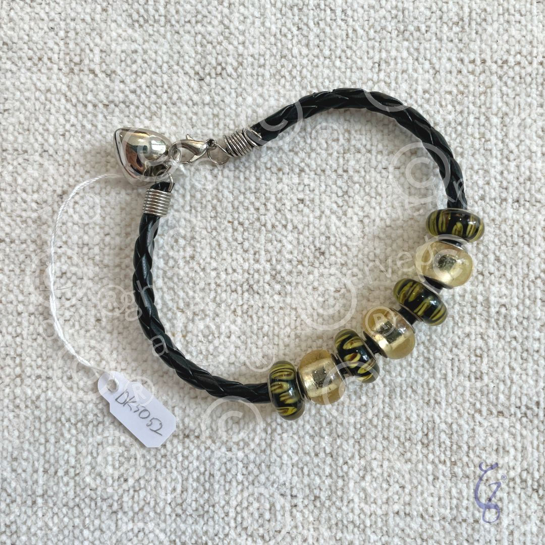 German Leather and Beads