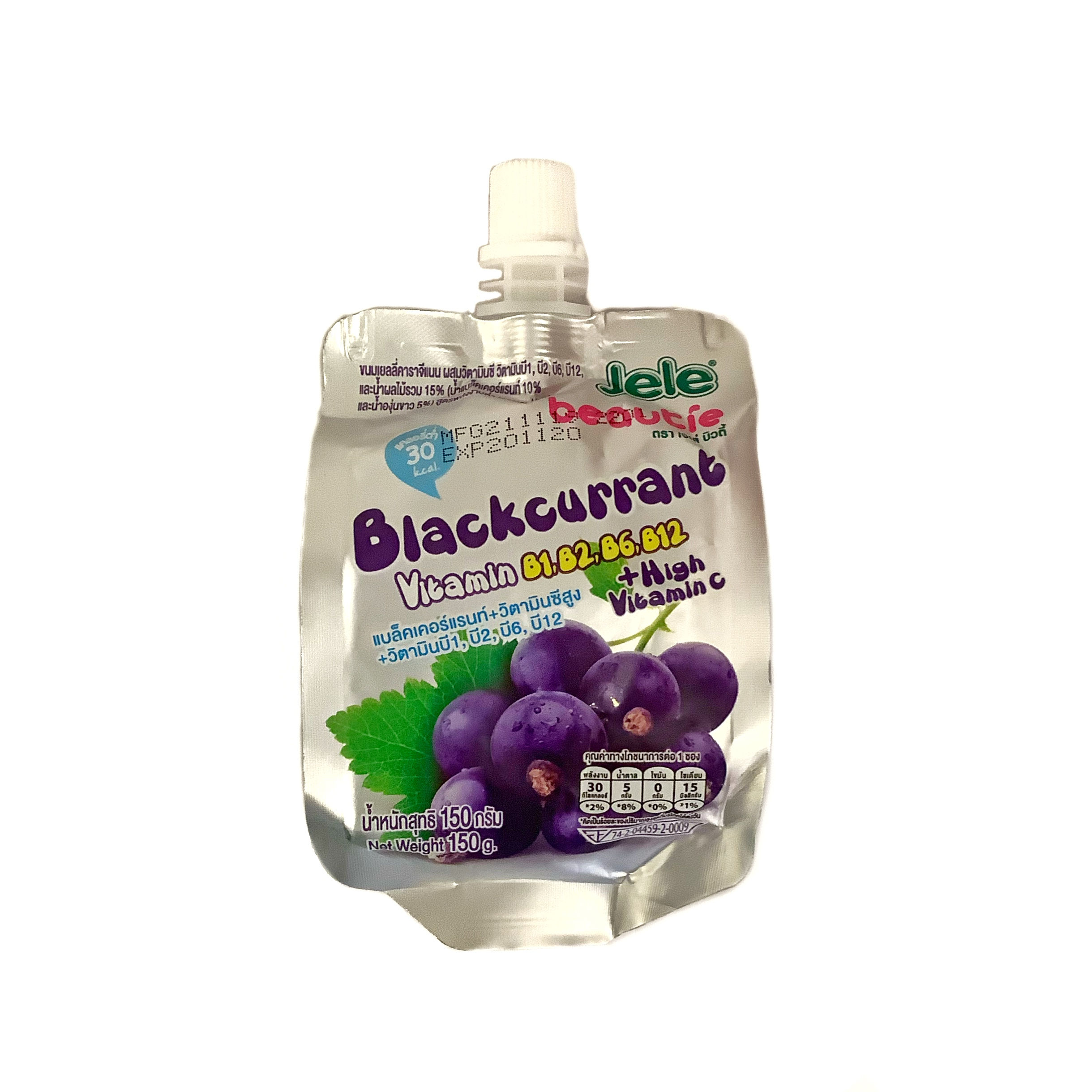Beautie Jele Blackcurrant Juice 150g