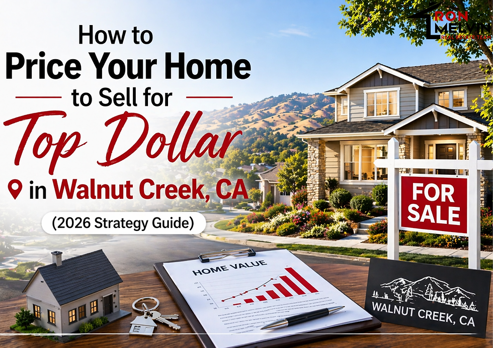 How to Price Your Home to Sell for Top Dollar in Walnut Creek CA (2026 Strategy Guide)