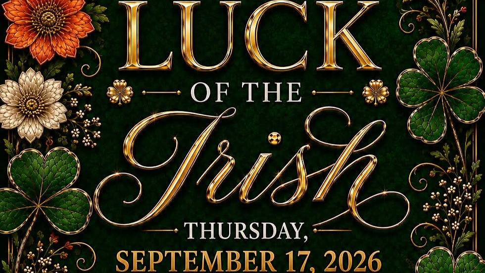 Join us for Luck of the Irish!