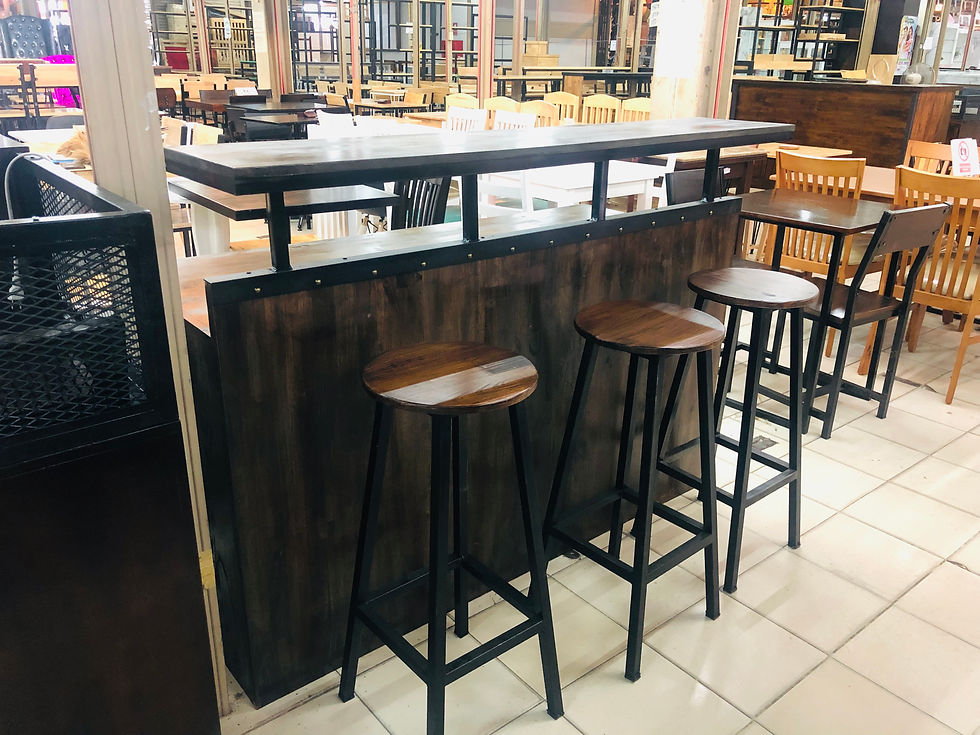 Thumbnail: เคาน์เตอร์ชงกาแฟ สีเข้ม1.50 m