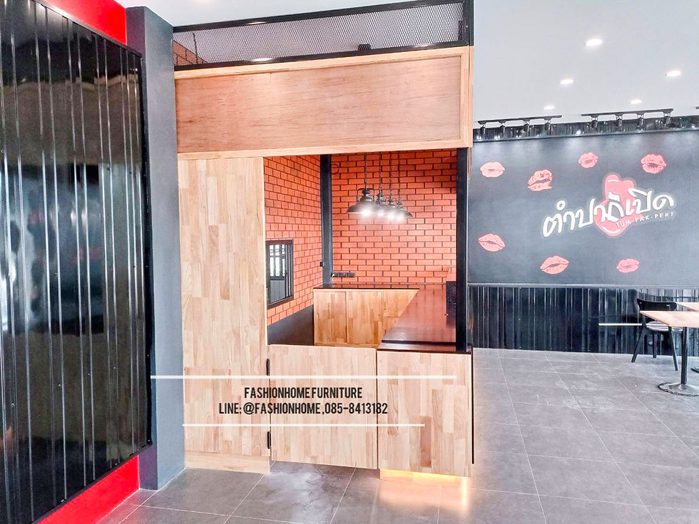 ภาพขนาดย่อ: เคาน์เตอร์ขายส้มตำ ร้านตำปากเปิด