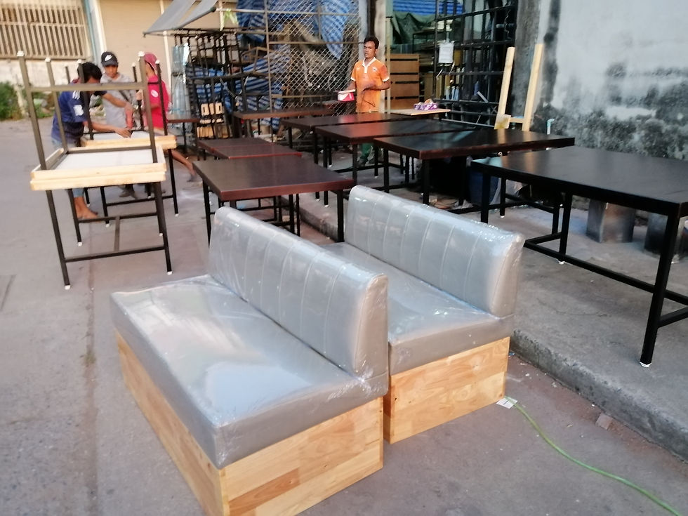 ภาพขนาดย่อ: โซฟาร้านอาหาร​  โซฟาติดผนัง