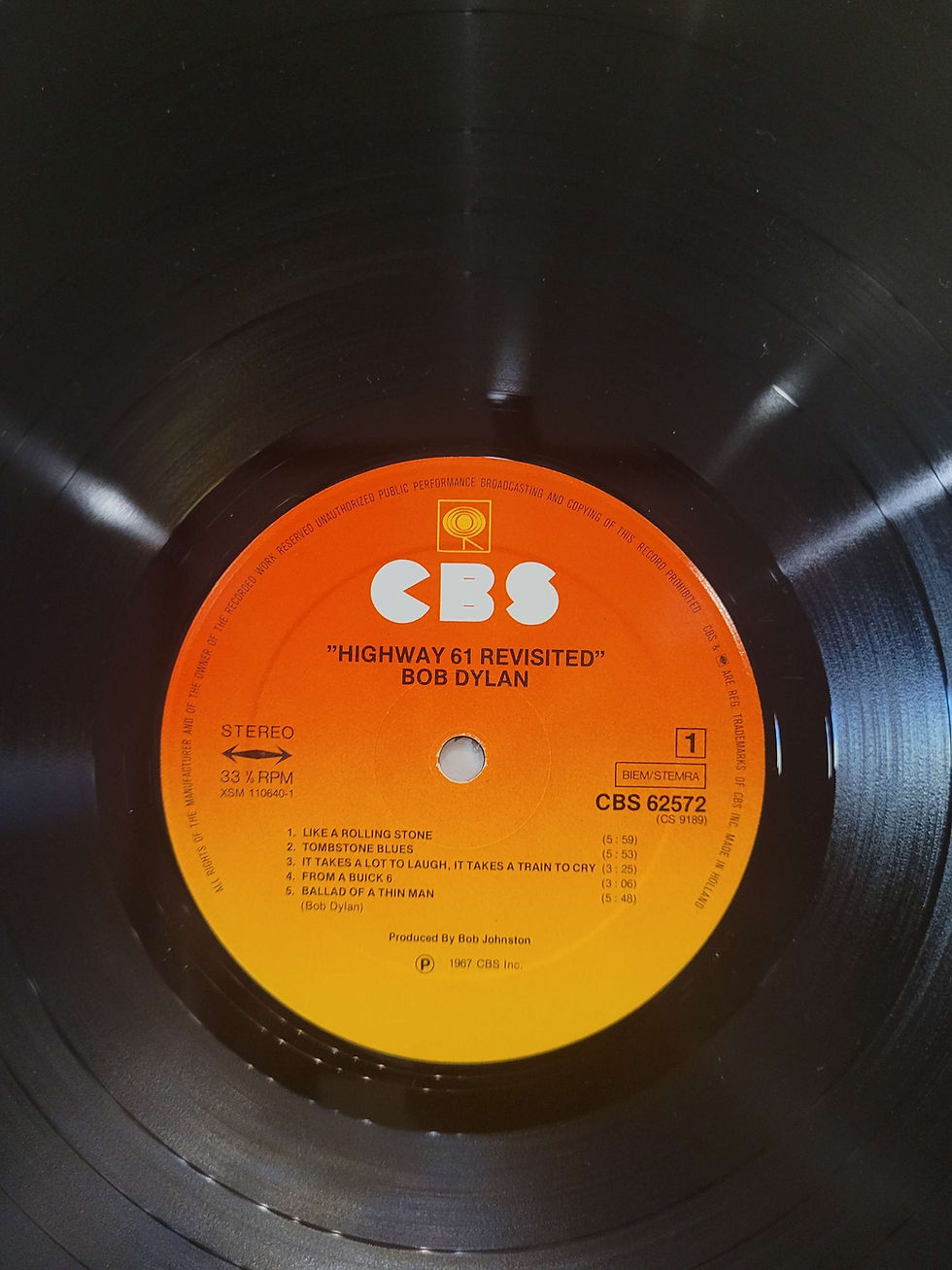Küçük resim: Bob Dylan - Plak Highway 61 Revisited