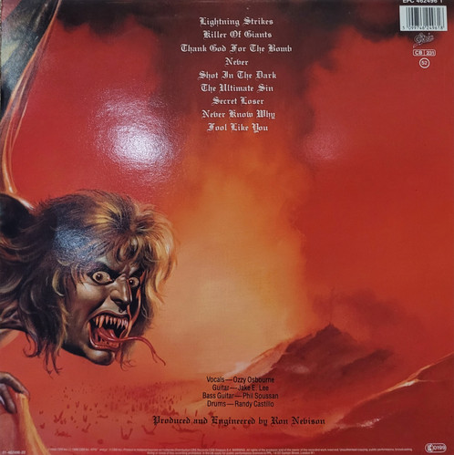 Ozzy Osbourne – The Ultimate Sin Plak ( 1986 Europe) | Off The Record