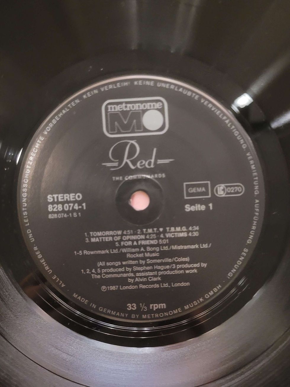 Küçük resim: The Communards – Red